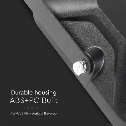 LED aurinkokennovalo anturilla LED/30W/6,4V 4000K 6000 mAh + kaukosäädin