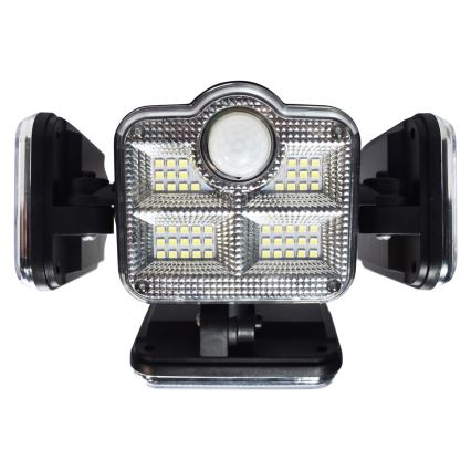 LED aurinkokennovalo liiketunnistimella ja hämäräkytkimellä LED/30W/3,7V 2400 mAh IP47 + kaukosäädin