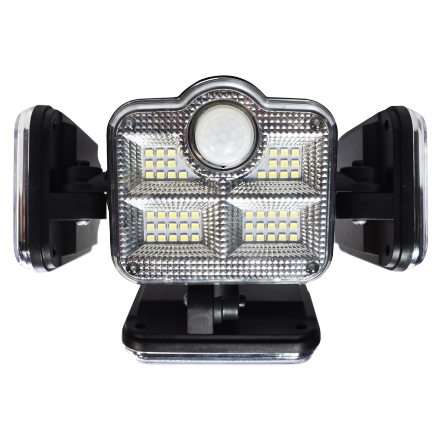 LED aurinkokennovalo liiketunnistimella ja hämäräkytkimellä LED/30W/3,7V 2400 mAh IP47 + kaukosäädin