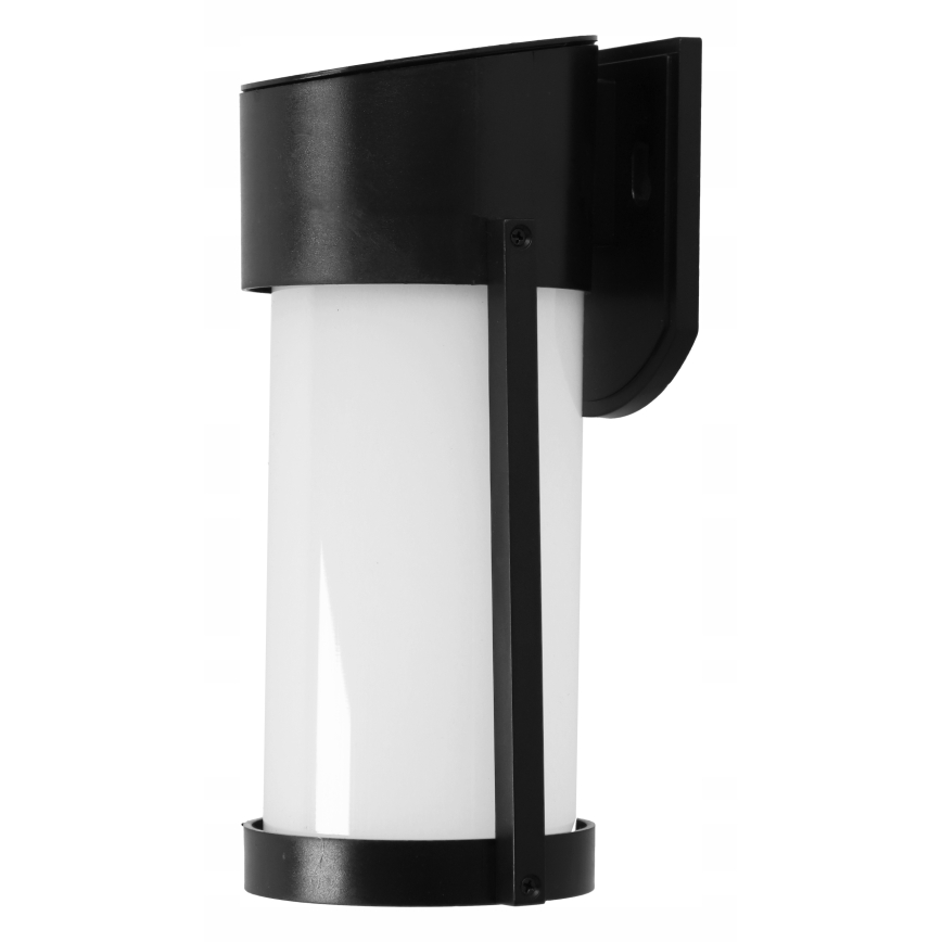 LED-aurinkoseinävalaisin 3,7 V, 300 mAh, IP44, musta