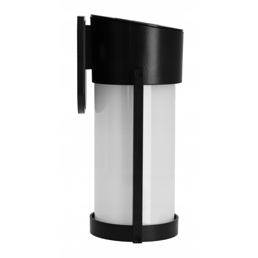 LED-aurinkoseinävalaisin 3,7 V, 300 mAh, IP44, musta
