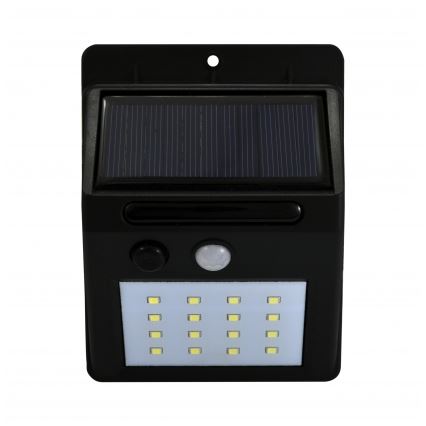 LED aurinkokennoseinävalaisin anturilla LED/2,2W/3,7V 2200 mAh IP44