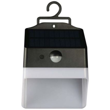 LED aurinkokennoseinävalaisin anturilla LED/2W/3,7V 4000K IP65 1200 mAh