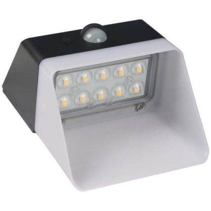 LED aurinkokennoseinävalaisin anturilla LED/2W/3,7V 4000K IP65 1200 mAh
