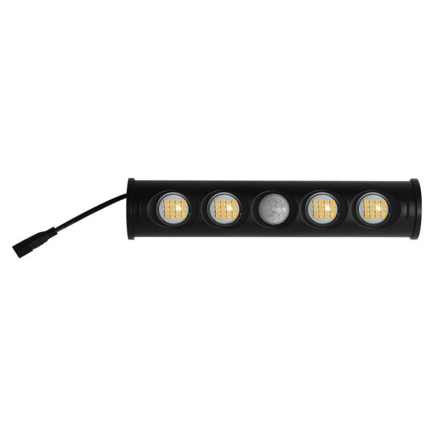LED aurinkokäyttöinen seinävalaisin anturilla LED/8W/3,7V IP65 3000K 4000 mAh