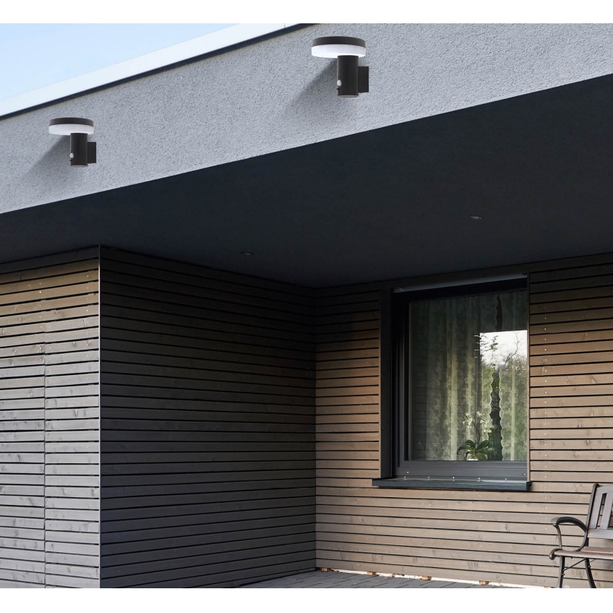 LED aurinkokennoseinävalaisin anturilla SOLARIS3 LED/5,5W/3,7V 4000K IP44 2600 mAh