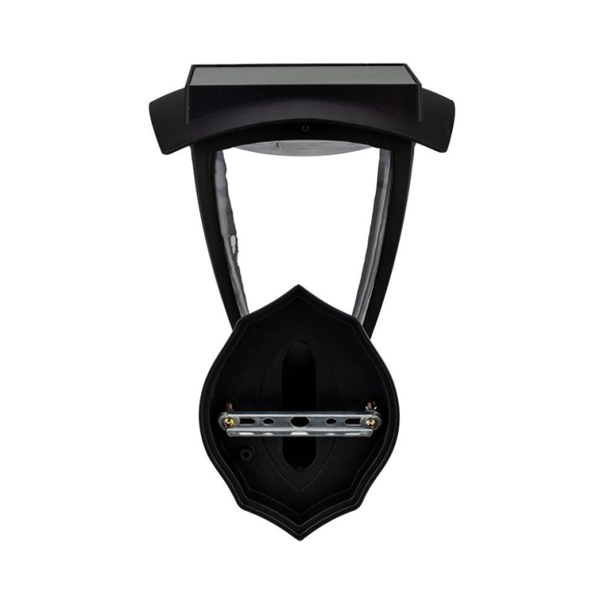 LED-aurinkoseinävalaisin LED/2W/3,7V 3000/6000K IP65 2200 mAh musta