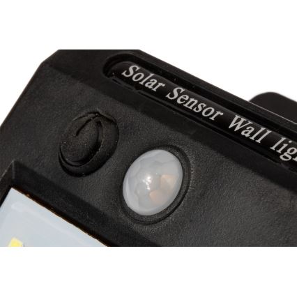 LED-aurinkoseinävalaisin liiketunnistimella LED/0,55W/3,7V 1200 mAh IP65