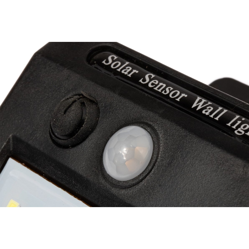 LED-aurinkoseinävalaisin liiketunnistimella LED/0,55W/3,7V 1200 mAh IP65