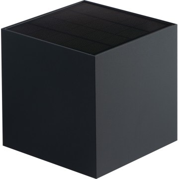LED-aurinkoseinävalaisin liiketunnistimella REKA LED/6W/3,7V 1800 mAh 3000/4000/6500K IP65 musta