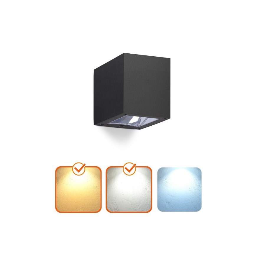LED-aurinkoseinävalaisin QUERK LED/1,2V 3000/4000K IP54 800 mAh