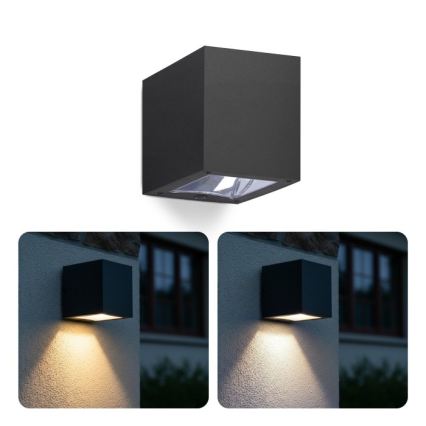 LED-aurinkoseinävalaisin QUERK LED/1,2V 3000/4000K IP54 800 mAh