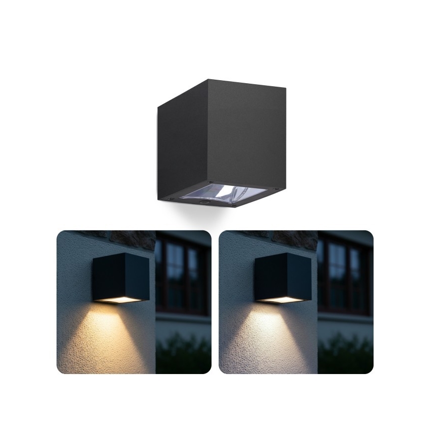 LED-aurinkoseinävalaisin QUERK LED/1,2V 3000/4000K IP54 800 mAh