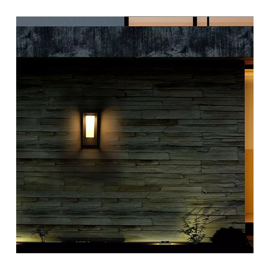 LED aurinkokennoseinävalaisin anturilla SAMSUNG CHIP LED/2W/3,7V IP65 2600 mAh