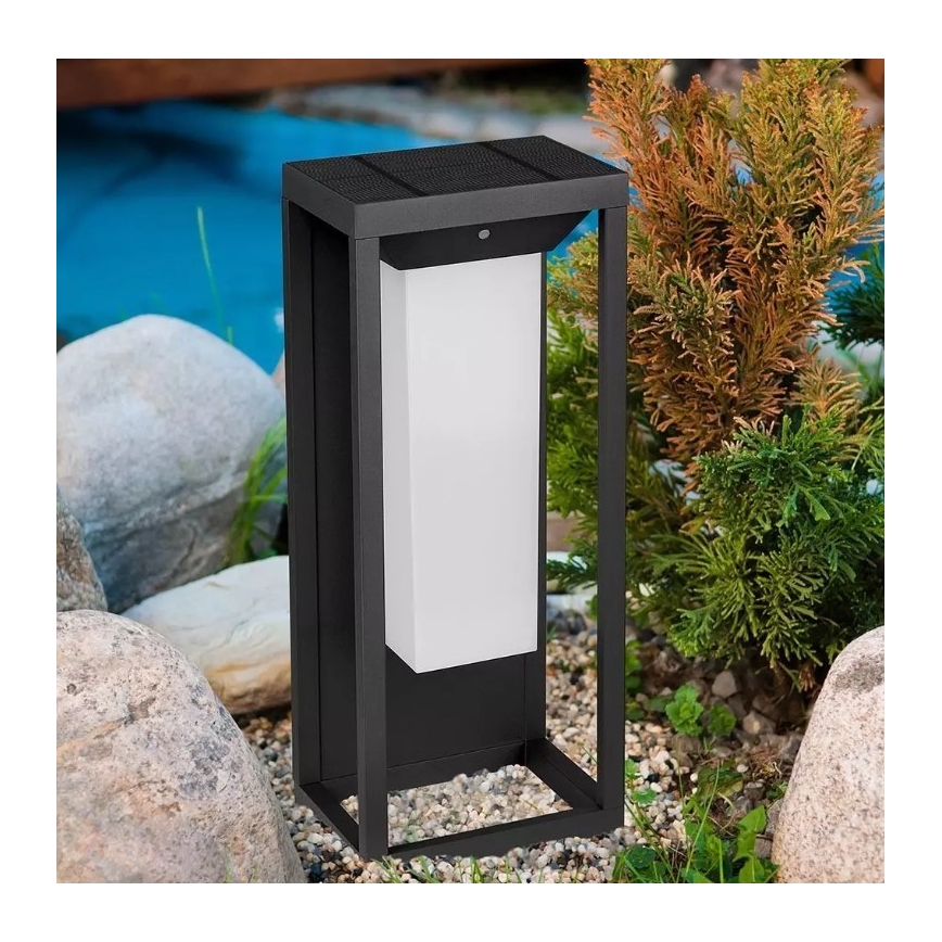 LED aurinkokennoseinävalaisin anturilla SAMSUNG CHIP LED/2W/3,7V IP65 2600 mAh