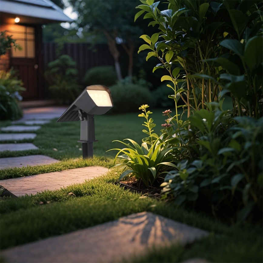 LED aurinkovalaisin 2-in-1 LED/1,3W/3,7V 3000/4000/6400K IP65 1200 mAh