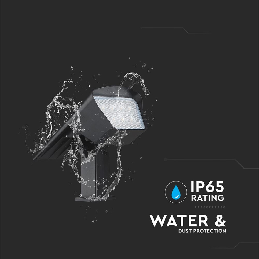 LED aurinkovalaisin 2-in-1 LED/1,3W/3,7V 3000/4000/6400K IP65 1200 mAh