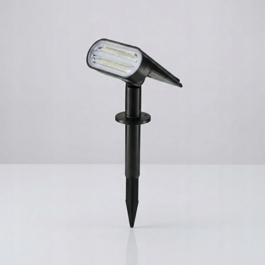 LED-aurinkovalaisin 2-in-1 LED/3,7V 1200 mAh IP54 musta