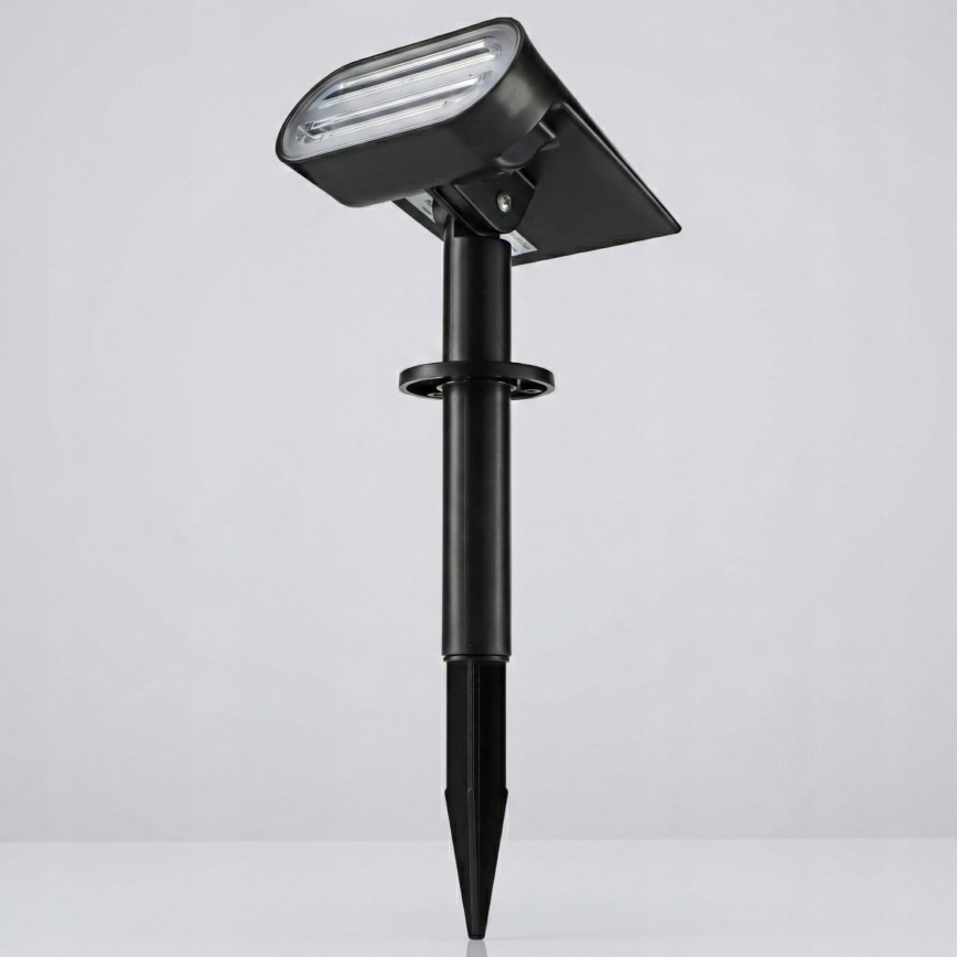 LED-aurinkovalaisin 2-in-1 LED/3,7V 1200 mAh IP54 musta