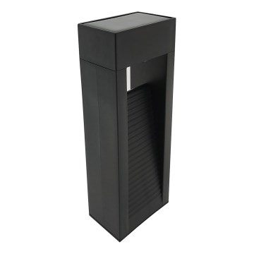 LED Aurinkovalaisin 2xLED/1,2V 200 mAh IP44 musta