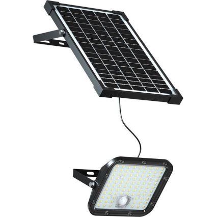 LED aurinkokennovalo anturilla LED/30W/6,4V 6400K 6000 mAh + kaukosäädin