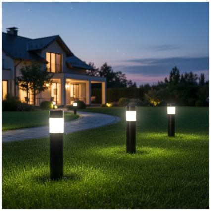 LED-aurinkovalaisin AURORA LED/1xAAA 4000K IP44 100 mAh
