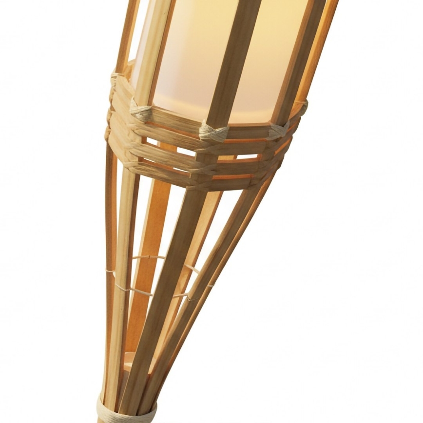 LED-aurinkovalaisin BAMBOO LED/1,2V 150 mAh 1800K 56 cm IP44 beige