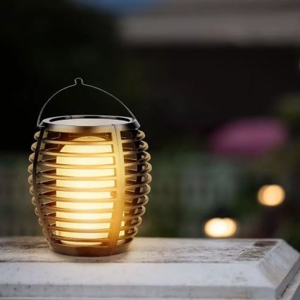 LED-aurinkovalaisin FLAME 4-in-1 LED/0,45W/3,7V IP44 500 mAh