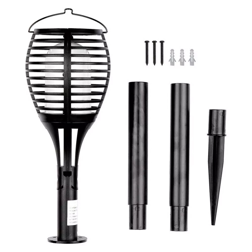 LED aurinkokennovalo FLAME 4-in-1 1xLED/0,45W/3,7V IP44 500 mAh