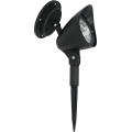 LED-aurinkovalaisin JOKER LED/1,2 V 100 mAh 4000 K 31,5 cm IP44 musta