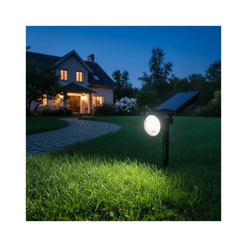 LED-aurinkovalaisin LANCE LED/3,7 V 6000 K IP44 1500 mAh