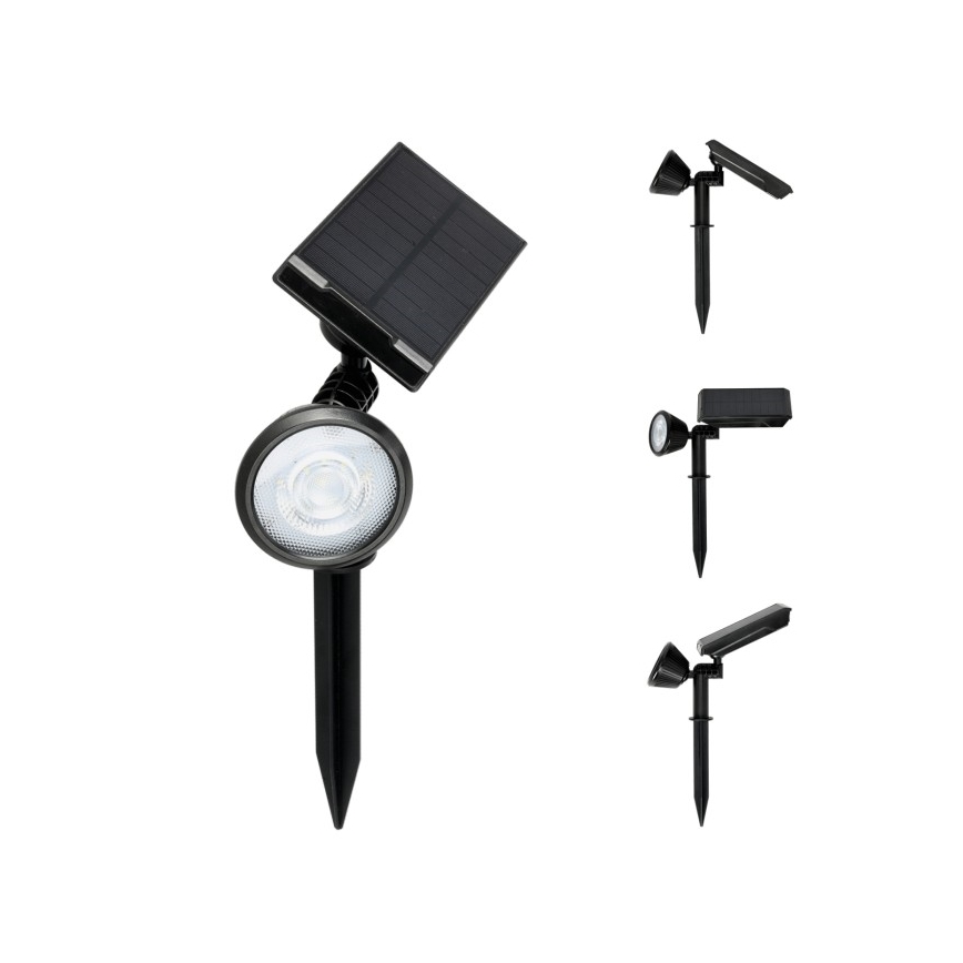 LED-aurinkovalaisin LANCE LED/3,7 V 6000 K IP44 1500 mAh