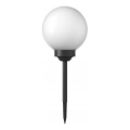 LED-aurinkovalaisin LED/1,2 V, 6500 K, 200 mAh, halkaisija 10 cm, IP44, valkoinen/musta