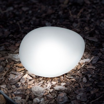 LED-aurinkovalaisin LED/1,2V 300 mAh IP44, kivenmuotoinen