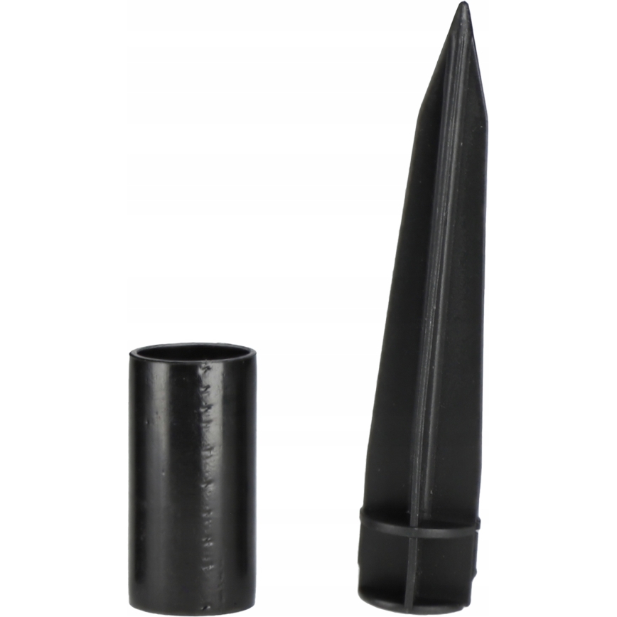 LED-aurinkovalaisin LED/1,2V 6500K 200 mAh halkaisija 15 cm IP44 valkoinen/musta