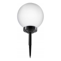 LED-aurinkovalaisin LED/1,2V 6500K 200 mAh halkaisija 25 cm IP44 valkoinen/musta