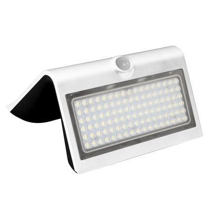 LED aurinkokäyttöinen valaisin liiketunnistimella ja hämäräkytkimellä LED/6,8W/4000 mAh 3,7V IP65