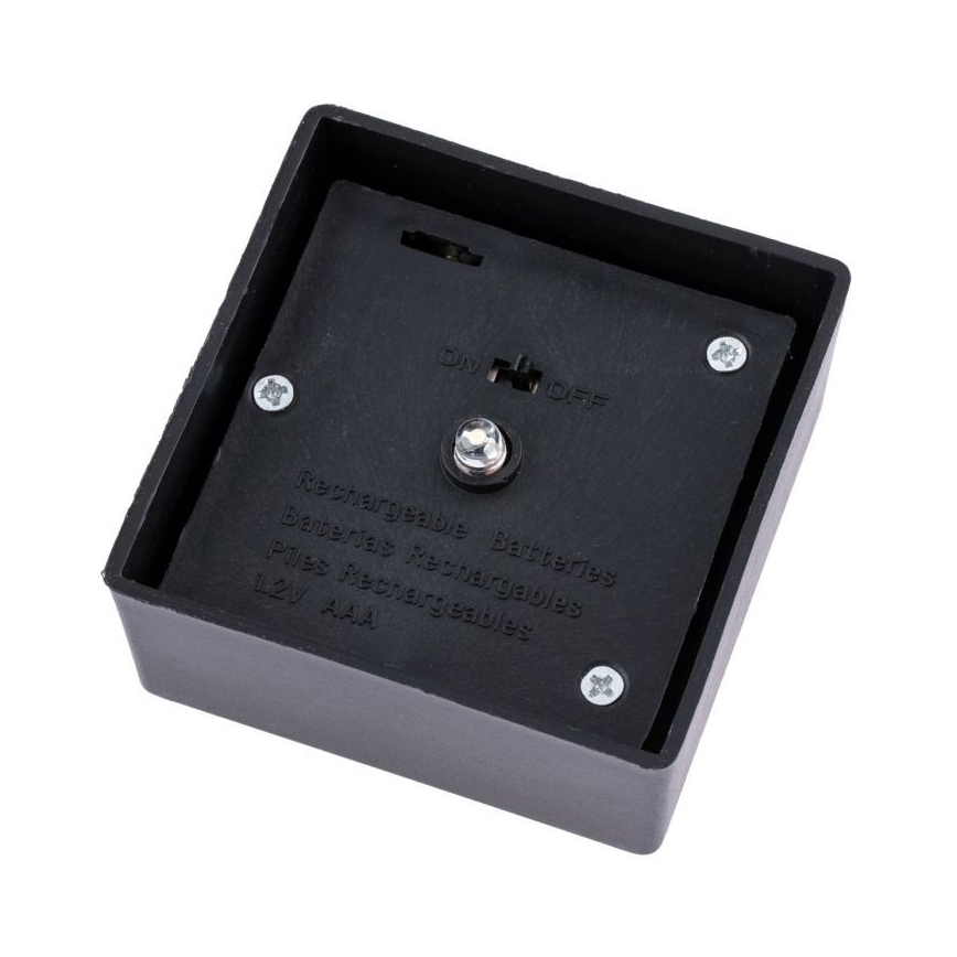 LED-aurinkovalaisin MARTIN LED/1,2V 150 mAh IP44 musta