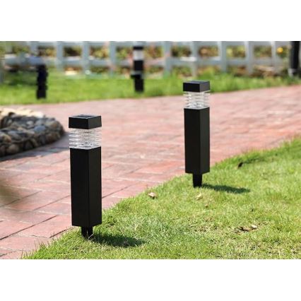 LED-aurinkovalaisin MARTIN LED/1,2V 150 mAh IP44 musta