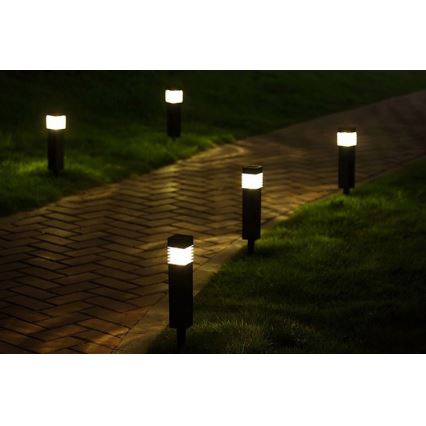 LED-aurinkovalaisin MARTIN LED/1,2V 150 mAh IP44 musta