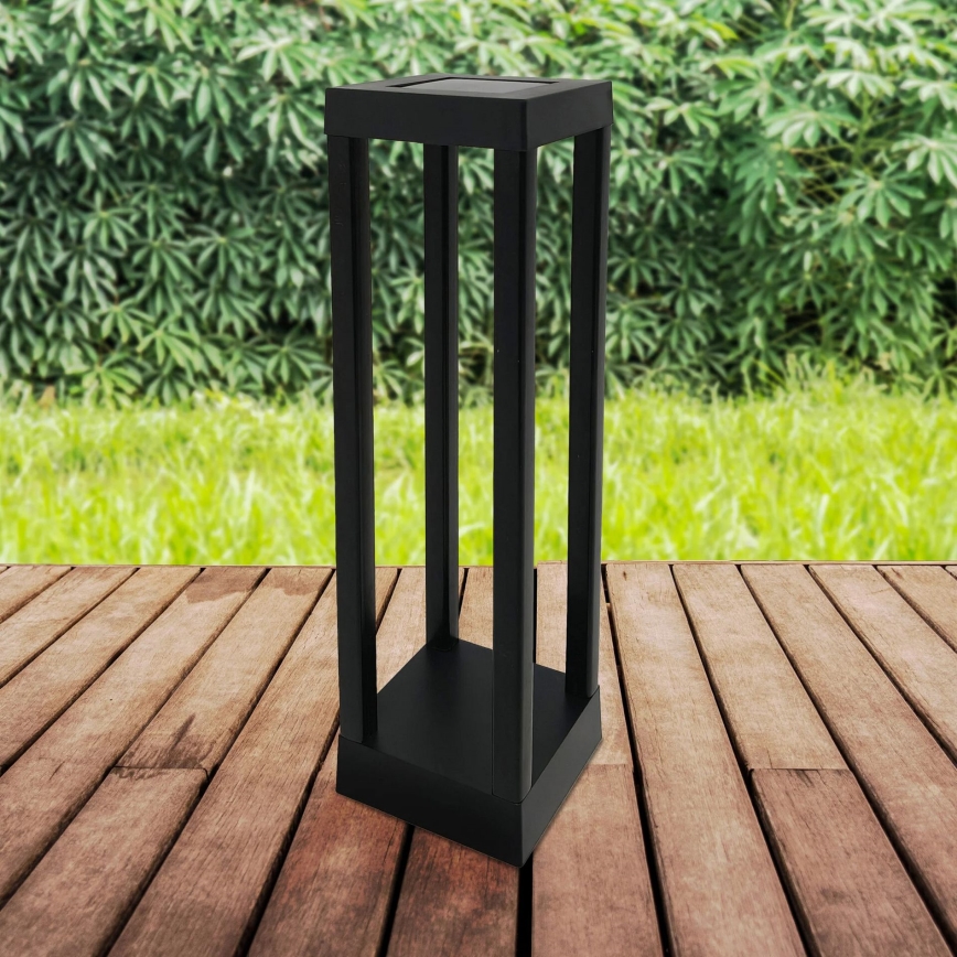 LED aurinkovalaisin PALERMO LED/3,7V 500 mAh 35 cm IP44 musta