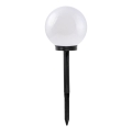 LED-aurinkovalaisin SPHERE LED/1,2V 4000K IP44 200 mAh halkaisija 20 cm