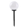LED-aurinkovalaisin SPHERE LED/1,2V 4000K IP44 200 mAh halkaisija 20 cm
