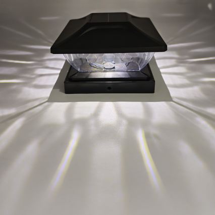 LED-aurinkovalaisin TOYA LED/4,5W/230V 3000/6500K 600 mAh IP44 musta