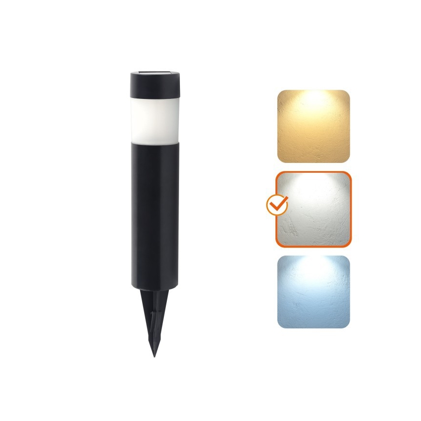 LED-aurinkovalaisin tunnistimella AURORA LED/1xAAA 4000K IP44 100 mAh