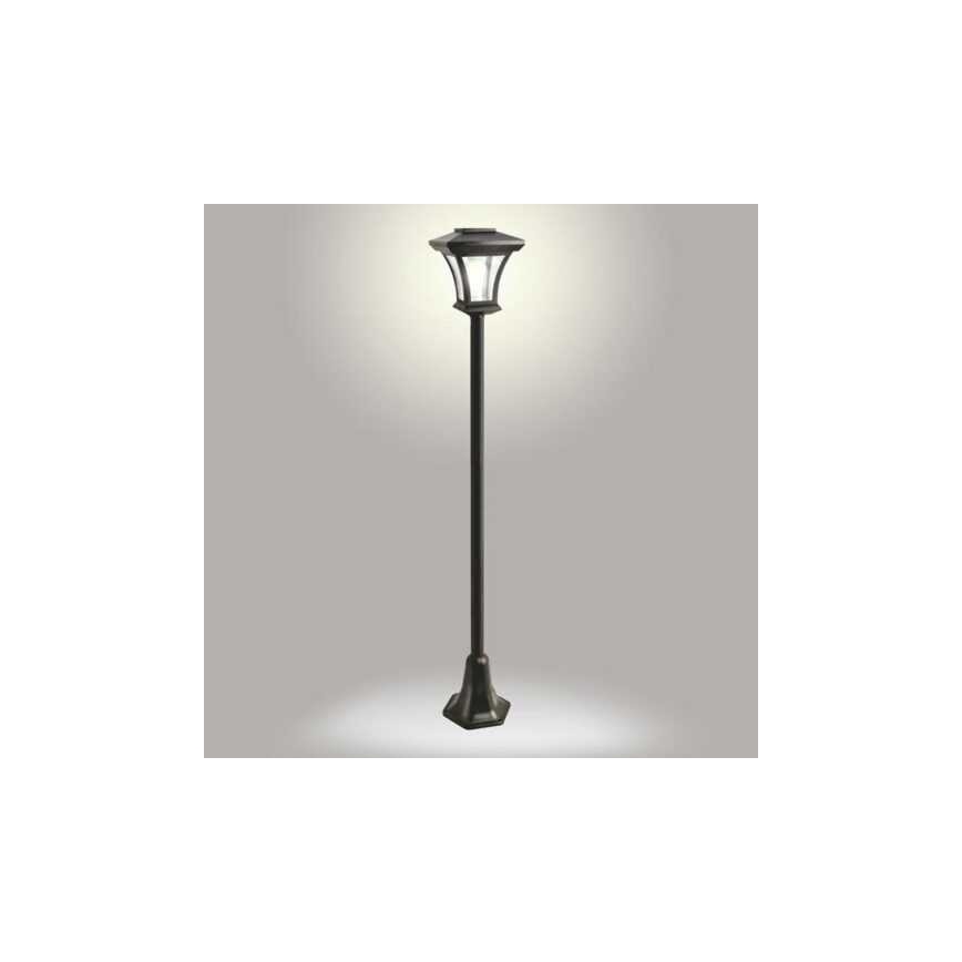 LED-aurinkovalaisin ulkokäyttöön LED/1,2V 1800 mAh IP44 musta