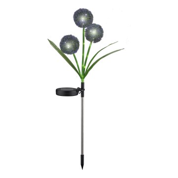 LED-aurinkovalaistus ALLIUM LED/1,2V 6500K 600 mAh IP44 musta