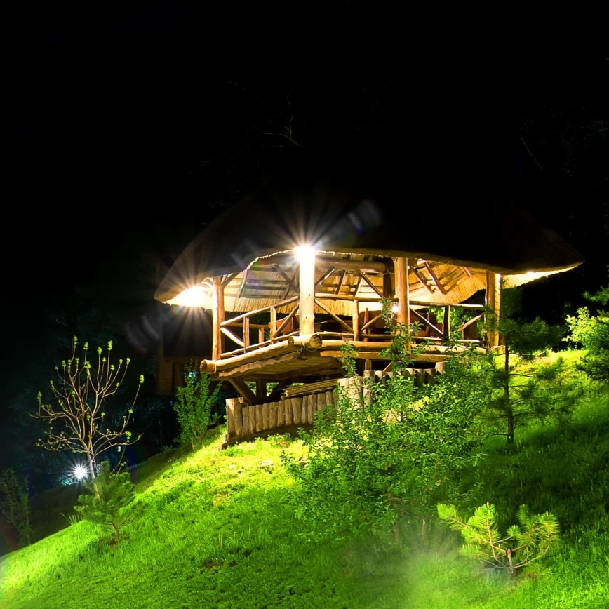 LED-aurinkovalonheitin anturilla DUO LED/1W/3,7V 1200 mAh IP44