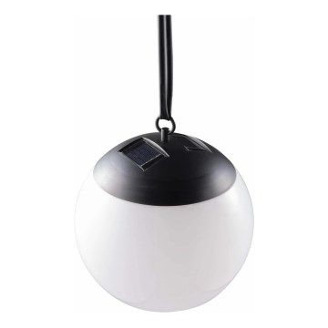 LED Aurinkovoimariippuvalo KIARA LED/1,2V IP44 musta