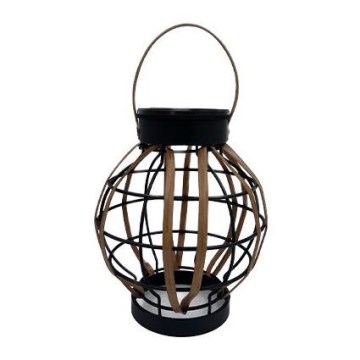 LED Aurinkovoimariippuvalo LED/0,1W/1,2V halkaisija 15 cm 600 mAh IP44